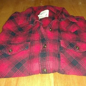 Forever 21 long sleeve plaid shirt